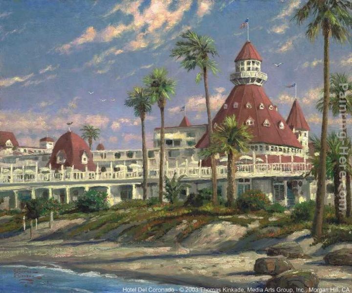 Thomas Kinkade Hotel Del Coronado